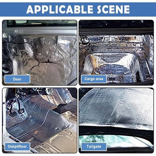 20X 7MM Sound Deadening Proofing Mat Foil Butyl Car Van^Vibration,Damping -UK - Picture 4 of 7