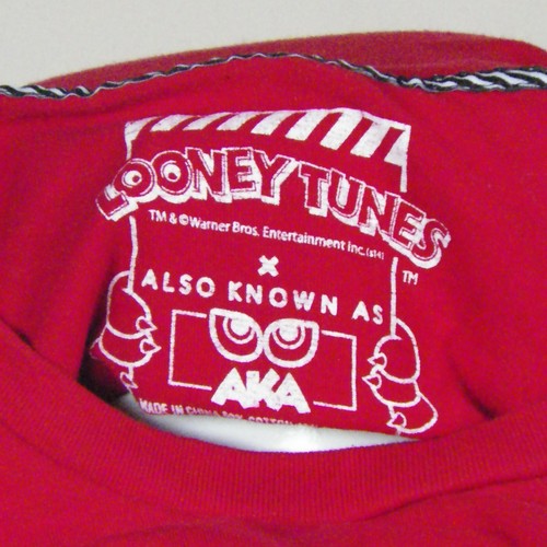 Bugs Bunny Mens Large  Red T-Shirt Patriotic Looney Tunes - Picture 4 of 4