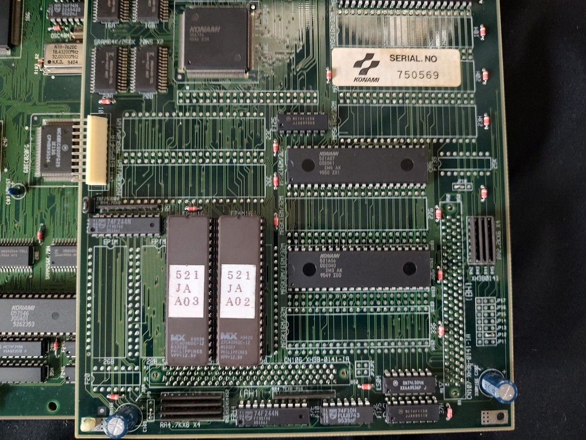 SALAMANDER 2 PCB Game boad and KONAMI System GX Arcade Board