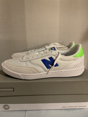 New Balance Numeric 440 White & Royal Blue Skate Shoe Size M 10 / W 11.5 New