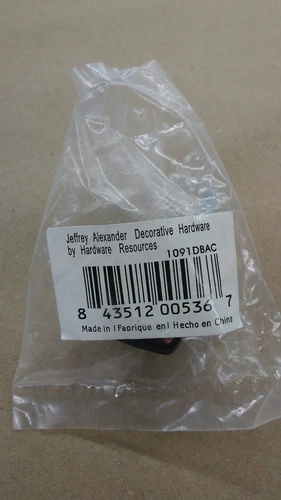 Jeffrey Alexander Milan Square Knob with Hardware P/N: 109DBAC  - Picture 4 of 4