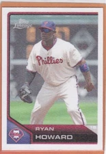 2011 TOPPS LINEAGE BASEBALL CLOTH STICKERS RYAN HOWARD #TCS12 NMMT/MINT *A4161