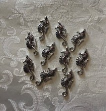 10 piece seahorse ocean sea swim metal charm pendant diy jewelry making