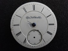 VINTAGE 18 SIZE ELGIN POCKET WATCH MOVEMENT GRADE 27,B.W. RAYMOND - NOT RUNNING