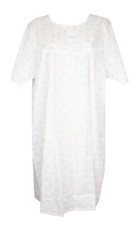 SG Women's SPIDER Short Sleeve Seraph Neck Pure Cotton Fabric Nightgown