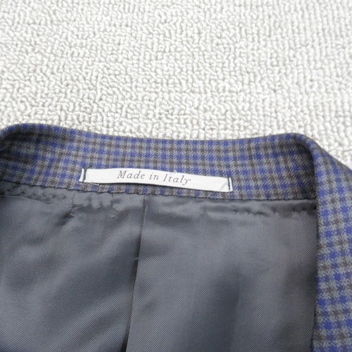 CANALI 1934 Sport Mantel Herren 52 US 40 Blau Wolle Blazer Anzug Sakko Italy 13290 - Bild 2 von 14