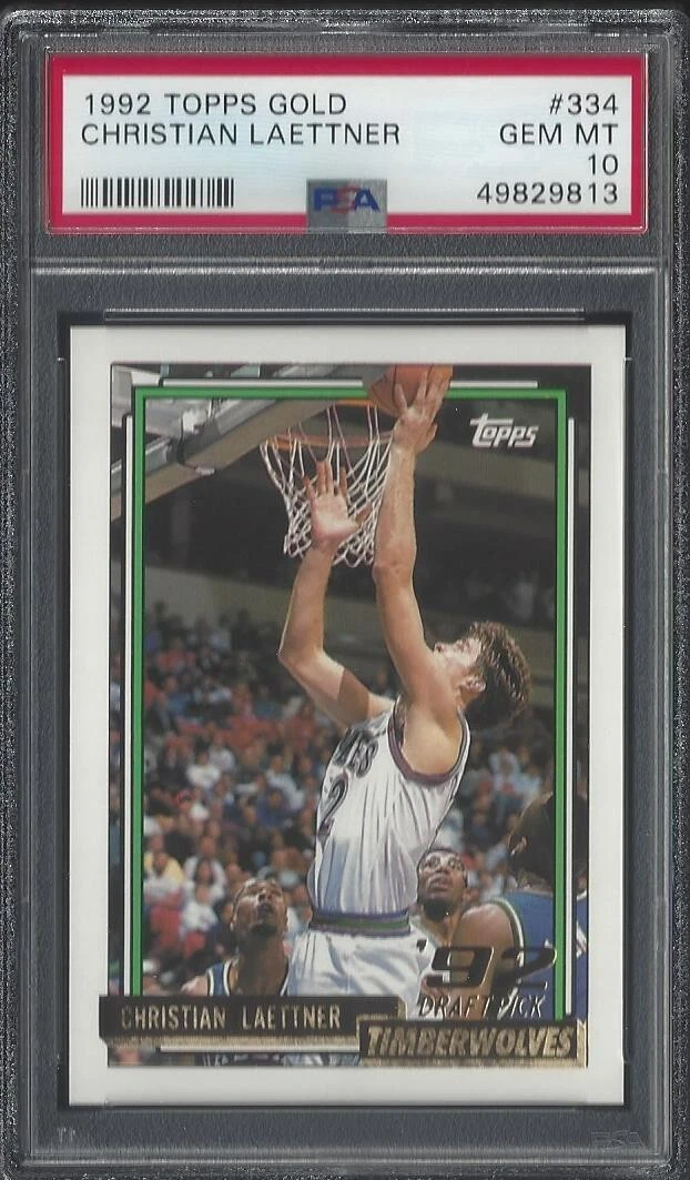 Christian Laettner trading card