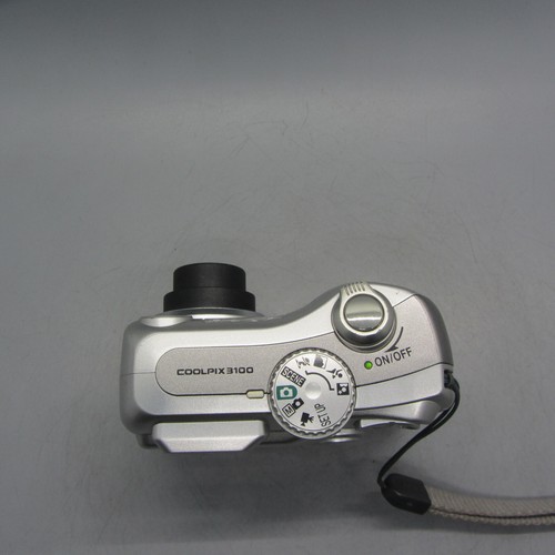 Nikon Digital Camera Coolpix 3100 3.2MP Silver Tested - Picture 4 of 9
