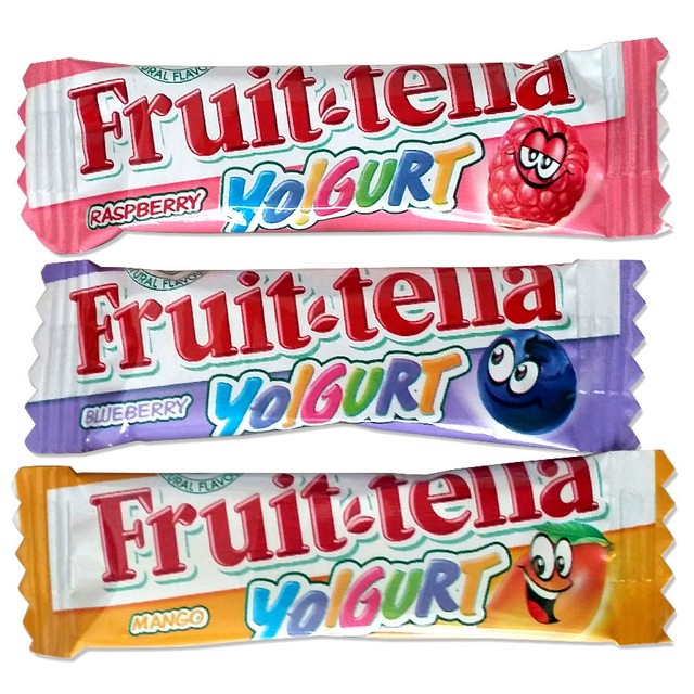 Fruit Tella Yogurt Candy 590g (raspberry Blueberry Mango) Chewy GUMMI