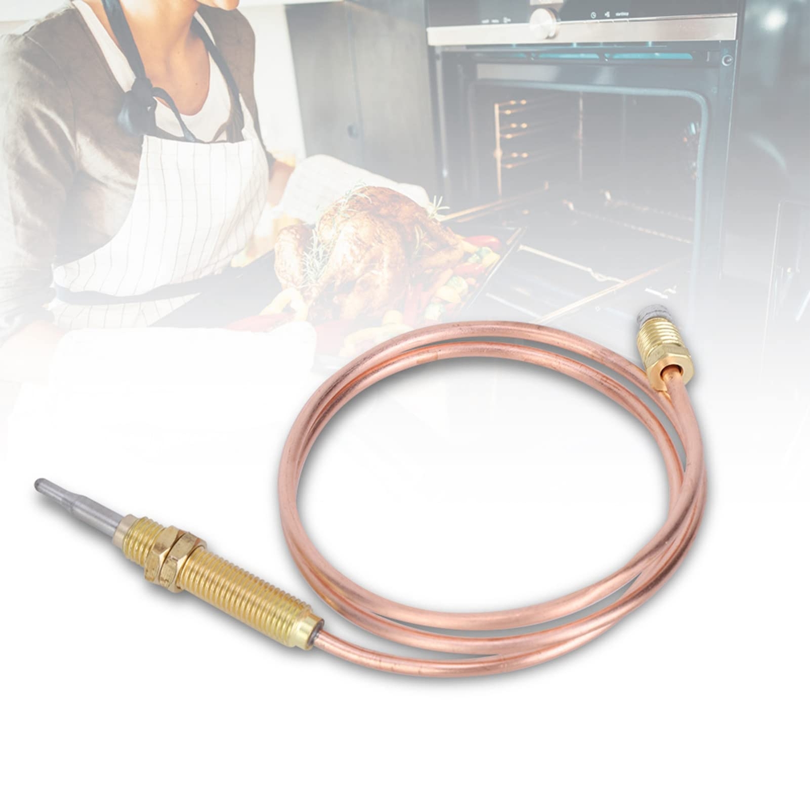 Gas Thermocouple Thermocouple M8 Thread Heating Gas Burner Thermocouple Probe...