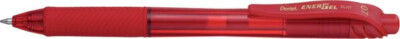 Pentel EnerGel X Gel-Tintenroller 0,35 / 0,7mm Metallspitze LR7 Mine rot NEU