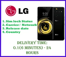 LG IMEI Check - Sim Lock Status - Carrier -Sold By - LG INFO