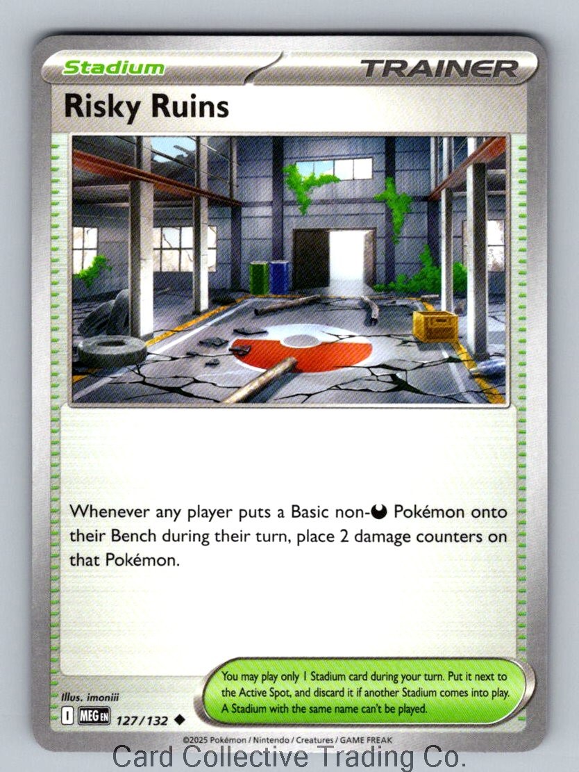 Risky Ruins Uncommon ME01: Mega Evolution 127/132 NM Normal