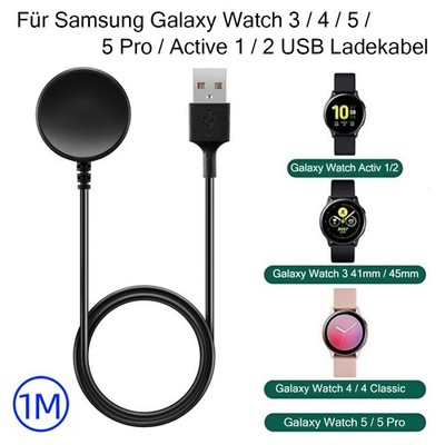 USB Ladekabel Für Samsung Galaxy Watch 3 / 4 / 5 / 7 / 6Classic Magnetisch Kabel
