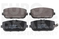 Eurobrake Bremsbelagsatz, Scheibenbremse Hinterachse U.A. FüR Abarth, Fiat