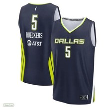 Paige Bueckers Dallas Wings Navy Stitched Jersey