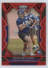 2022 Certified Rookies Mirror Red 70/99 Daniel Bellinger #198 0v39