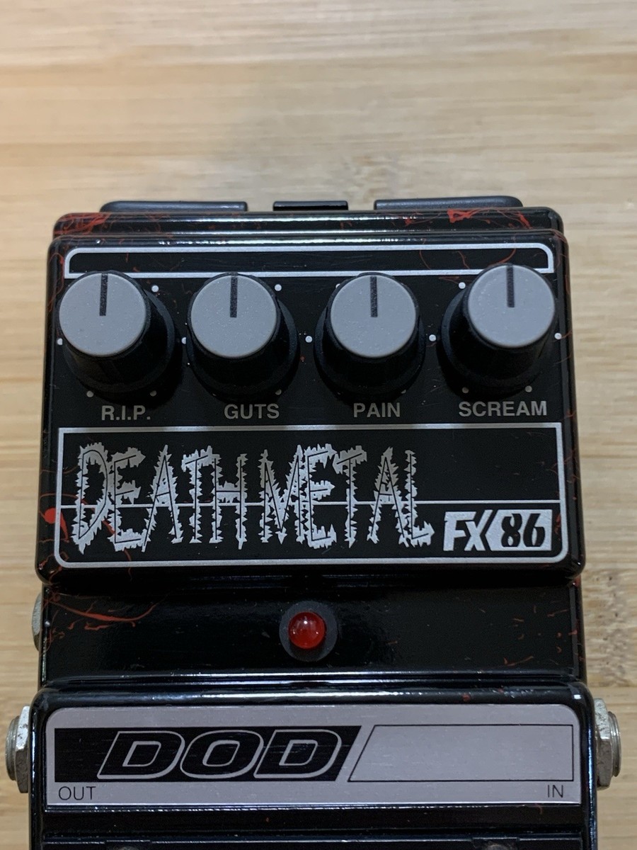 DOD FX86 Death Metal Distortion Guitar Effect Pedal 795856 for
