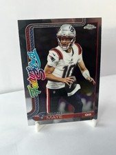 2025 Topps Chrome Football NFL Drake Maye Future Stars #FS-7 New England Patriot