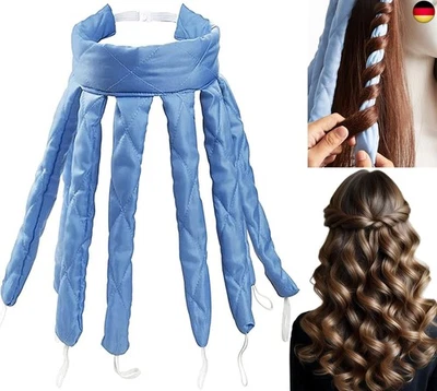 WINOK Heatless Curlers Headband, Octopus Hair Curler, Lockenwickler über Nacht Locken