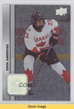 2023 Team Canada Juniors Women's WC Patterned Foilboard Erin Ambrose READ z6b