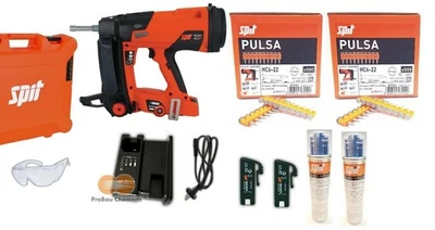 Cloueur SPIT PULSA 40P + ACTION avec 2. Batterie et 1000 clous HC 6-22 +... - Photo 1/4