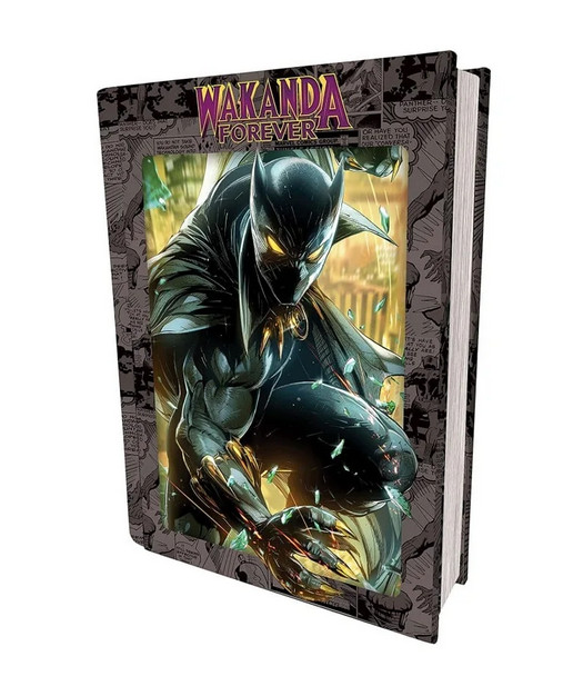 Puzzle livre lenticulaire Marvel Wakanda de 300 pièces en carton rigide
