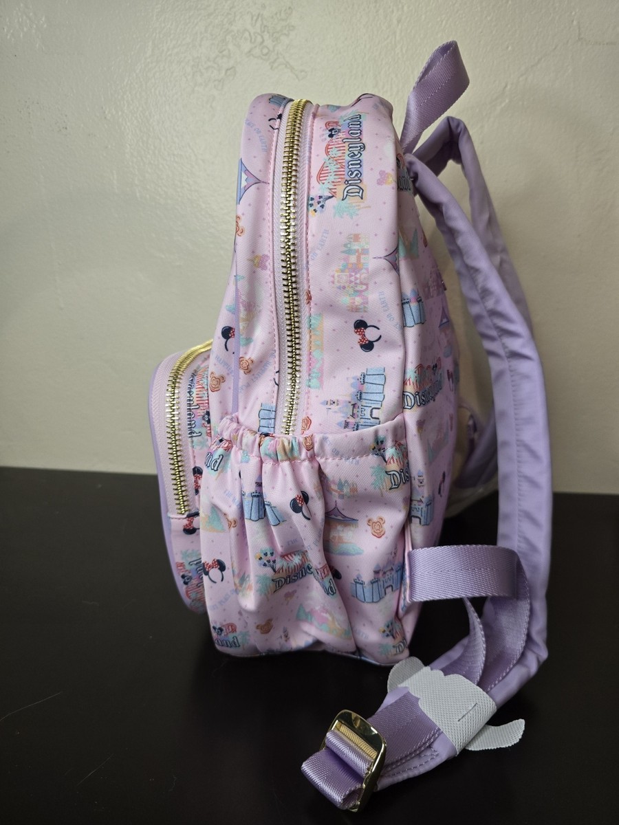 Stoney Clover Lane Disney Parks Princess Puff Lavender Backpack NWT 2022 Stoney Clover Disney Lavender Crystal Princess Classic  main image 4
