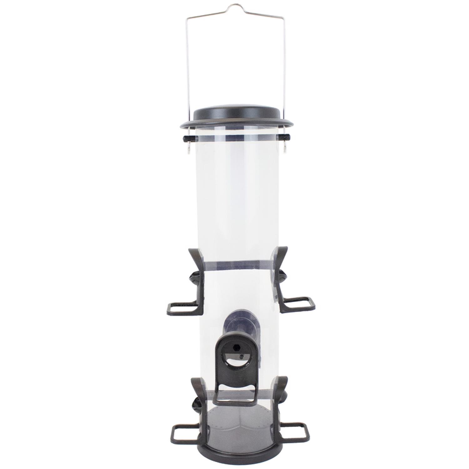 Perky-Pet 3266 Black 4 lbs. Capacity 6 Ports Plastic Tube Wi