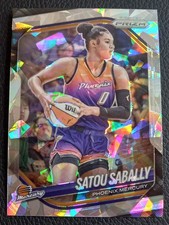 2025 PANINI PRIZM WNBA BASKETBALL  SATOU SABALLY CRACKED ICE BASE#4