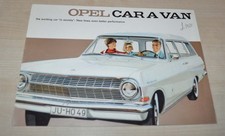 1964 Opel Caravan Rekord Brochure Prospekt DE