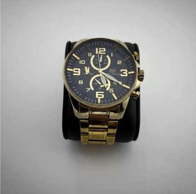 MINI FOCUS Mens Quartz Watches Stainless Steel Waterproof Wristwatch #55 works