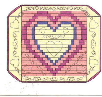 HEART'S DESIRE QUILT PATTERN COMPLETE WITH PLASTIC TEMPLATES