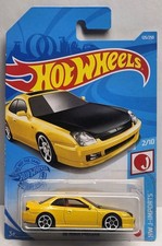 2020 Hot Wheels 1:64 Scale HW J-Imports   Yellow '98 Honda Prelude 125/250 