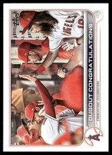 Dugout Congratulations 2022 Topps Los Angeles Angels #416