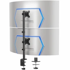 VIVO Dual Ultrawide Monitor Desk Mount, Adjustable Stand for 2 Screens up to 45"
