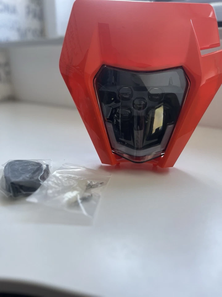 LED Scheinwerfer Lichtmaske KTM EXC SMCR mit E-NUMMER - Bild 2 von 4