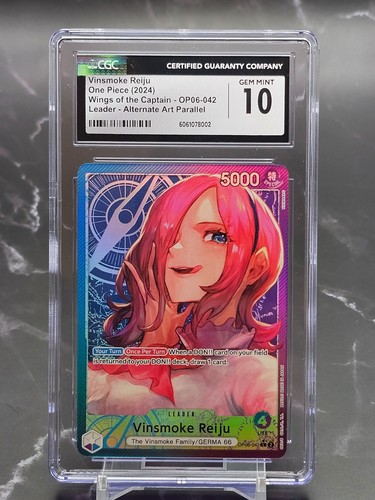 Vinsmoke Reiju (Alternate Art) graded CGC 10 for sale on eBay