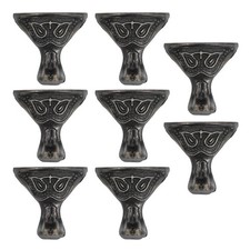 8 pezzi scatola decorativa in lega di zinco gambe piedi vintage per mobili e scatole regalo