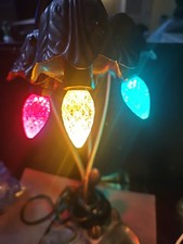 Lot Of 25 C7 Green Faceted Christmas Light Bulbs LED Retro Fit Dimmable