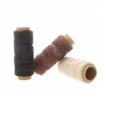 Hemp Cord 1mm 3 Spools Black, Brown, Natural, 29.5 Foot / 9m Each, 20LB Test