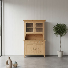 28236 Buffetschrank Schrank Jugendstil 1900 massiv Kiefer Antik