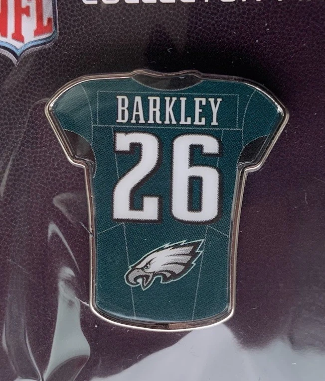 Saquon Barkley Philadelphia Eagles #26 NFL Jersey Exclusive Pin - Midnight Green - Изображение 4 из 4