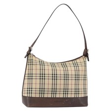 Borsa a tracolla Burberry Nova Check tela beige argento originale 153010