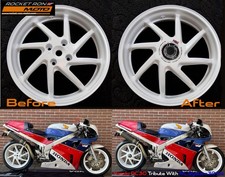 Honda RC30 Tribute Project  Stock 8 Spoke Rear Wheel Replica Single Nut Kit