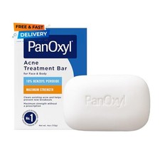 PanOxyl Acne Treatment Bar with 10 Benzoyl Peroxide, Maximum Strength Acne Bar