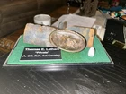 VERY Rare Civil War Belt Buckle, A. CO. N.H. 1st Cavalry, with Embedded “minie”.