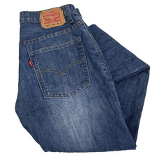 Levi's 511 Jeans Youth Boys Size 16 Reg 28x28 Blue Denim Stretch Waist Straight