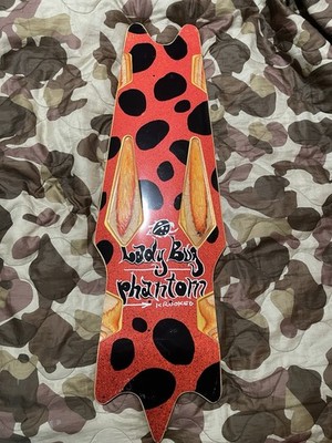 Krooked Skateboard Deck Mark Gonzales, Ladybug, Phantom Black/Red