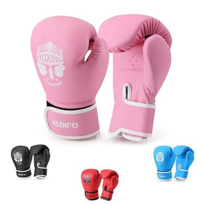 Redipo Kids Boxing Gloves, Sponge Foam Training Sparring Gloves 6oz, pink